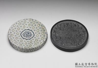 图片[2]-Round ink cake with “One hundred children” motif, attributed to Yie Xuanqin, Ming dynasty (1368-1644)-China Archive